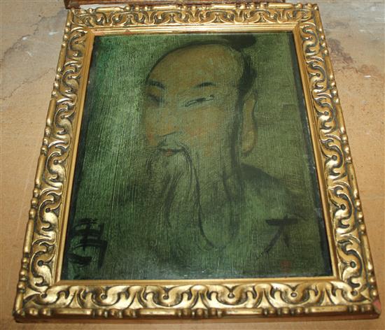 Painting of Oriental man